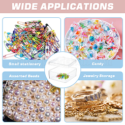 Квадратные акриловые ящики для хранения&nbsp;LS-CON-WH0092-49