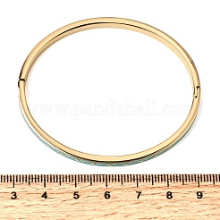 Браслеты из нержавеющей стали 304 с эмалью&nbsp;BJEW-D408-36G