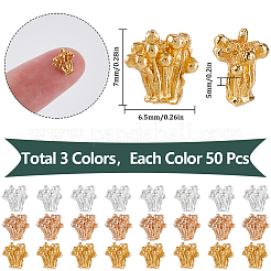 Кабошоны из сплава 150шт 3 цветов&nbsp;FIND-SC0013-24