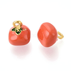 Эмалевые подвески из фруктового сплава&nbsp;ENAM-N062-06B