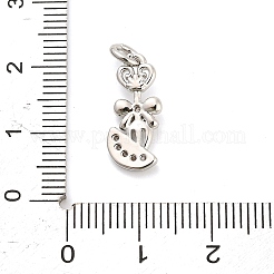 Латунные микро проложить кубического циркония подвески&nbsp;KK-H527-12P