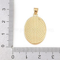 Овальные подвески из натуральной белой ракушки&nbsp;KK-F919-43B-G02