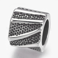 Бусины из нержавеющей стали 304&nbsp;STAS-O101-10AS