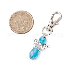 2шт. подвеска в виде ангела из стеклянных бусин&nbsp;HJEW-JM02652-01