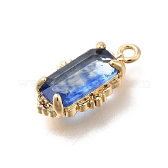 Латунь стекло амулеты&nbsp;LS-KK-U061-10G-02