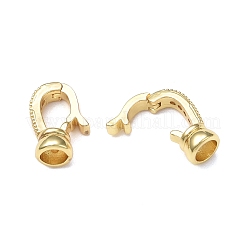 Реечное покрытие латунь микро паве прозрачный кубический цирконий складные застежки&nbsp;KK-E080-02G