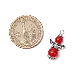 24шт 8 цвета стеклянные подвески&nbsp;PALLOY-JF03650