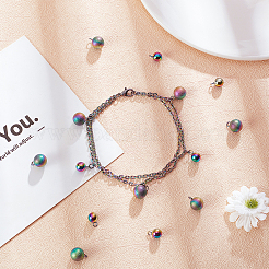 40 шт. 2 стиля вакуумного покрытия PVD из нержавеющей стали 304&nbsp;STAS-UN0021-81M