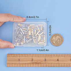 40 шт. 4 шт. фурнитура для сережек-гвоздиков из нержавеющей стали 304&nbsp;DIY-SC0019-17