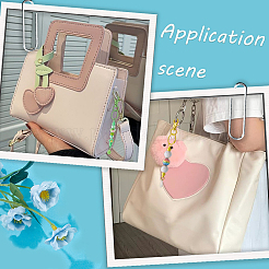 16 шт. 8-х цветные брелки-подвески из сплава и пластика&nbsp;FIND-SC0017-21