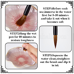 Алюминиевая кисть для китайской каллиграфии&nbsp;OFST-DR0001-01