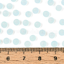 Прозрачные матовые цветные стеклянные бусины&nbsp;SEED-T007-12G