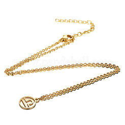 201 подвеска из нержавеющей стали ожерелье&nbsp;LS-NJEW-S063-TN506-7