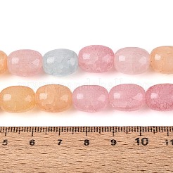 Выпечки нарисованные потрескивание стеклянные бусины пряди&nbsp;DGLA-N019-01A-02