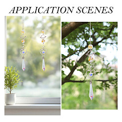 3 шт. подвесные украшения в виде планеты и луны из сплава&nbsp;HJEW-TA00367