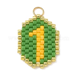 Подвески из бисера номер 0~9&nbsp;PALLOY-MZ00907