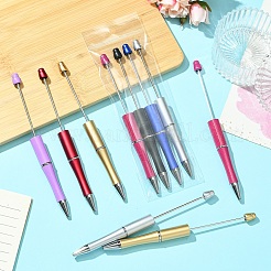 21шт 7 цвета пластиковых бисера ручки&nbsp;AJEW-YW0001-38