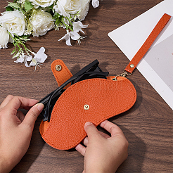 1 шт. футляр для очков из искусственной кожи&nbsp;AJEW-CN0005-54C