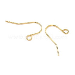 Латунные французские крючки с петлей&nbsp;XGR0002G-02G
