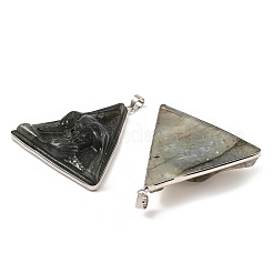 Природные подвески лабрадорита&nbsp;G-K338-36P