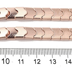 Гальванические нити из синтетических немагнитных гематитовых бусин&nbsp;G-I364-E01-RG