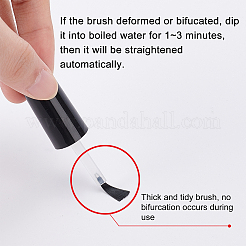 Прозрачный стеклянный лак для ногтей пустая бутылка&nbsp;MRMJ-BC0002-45