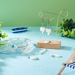 14шт 7 стиля подвески из натуральных пресноводных ракушек&nbsp;SHEL-CD0001-05