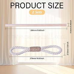 Подхваты для штор из хлопка и льна&nbsp;AJEW-WH0248-656