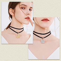 12 шт. подвески из нержавеющей стали 304 двух цветов&nbsp;STAS-DC0013-39