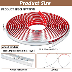 Пластиковая окантовочная лента&nbsp;AJEW-WH0419-77A
