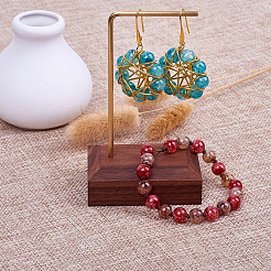 Окрашенные бусины из стекла&nbsp;GLAA-TA0001-03