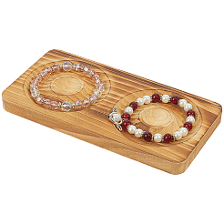 Бук деревянный ювелирный браслет кольцо дисплей держатель поднос&nbsp;ODIS-WH0010-02J-02