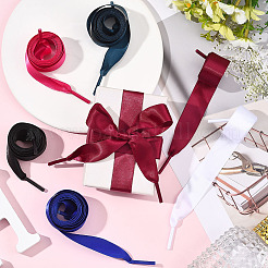 6 пара двухцветных шнурков из полиэстера&nbsp;AJEW-SP0003-92B