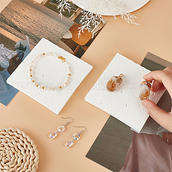 Тарелка для ювелирных изделий gesso&nbsp;DJEW-WH0015-98B