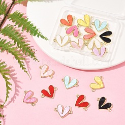 18 шт. 9-х цветные подвески-соединители из сплава акрила&nbsp;FIND-FS0004-33