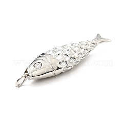 Покрытие стойки латунь микропаве прозрачные подвески из кубического циркония&nbsp;KK-G416-11P