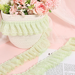 5 ярд двойной полиэстеровой кружевной отделки для украшения шитья&nbsp;OCOR-GF0005-06C