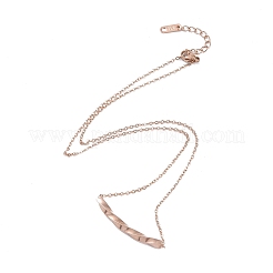 Ионное покрытие (ip) 304 нержавеющая сталь кабель цепи ожерелья&nbsp;NJEW-G081-05RG