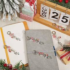 6 шт. подвеска-закладка из листового сплава&nbsp;HJEW-SC0001-83