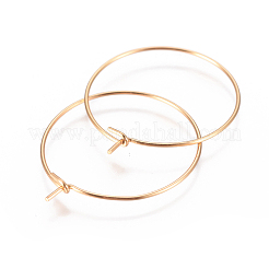 Фурнитура для сережек-колец из нержавеющей стали 304 STAS-I120-60B-G