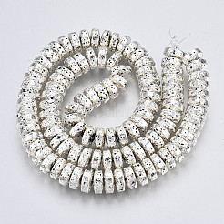 Гальванические бусины из натуральной лавы&nbsp;G-T114-67S