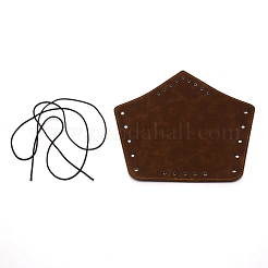 Регулируемые браслеты из вощеного шнура из искусственной кожи&nbsp;BJEW-WH0012-04A