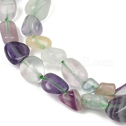 Природного флюорита бисер нитей&nbsp;G-K395-B07-01