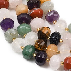 Cmешанные драгоценный камень бисер нитей&nbsp;G-P573-B01-01