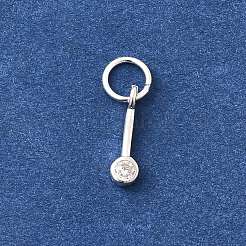 925 серебряная подвеска-подвеска с прозрачными кубическими цирконами&nbsp;LS-STER-I022-03S