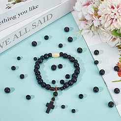 600шт 3 стиля бусины из натурального дерева&nbsp;WOOD-WR0001-09