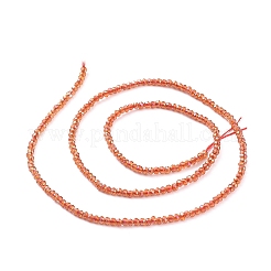 Стеклянные бусины с гальваническим покрытием &nbsp;LS-EGLA-F149-FR-03