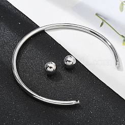 Латунные открытые браслеты-манжеты&nbsp;BJEW-G736-07P