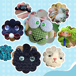 1 пакетик стеклянных кабошонов&nbsp;GGLA-PH0001-76