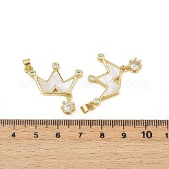 Латунные микро проложить кубического циркония подвески&nbsp;KK-S526-37G